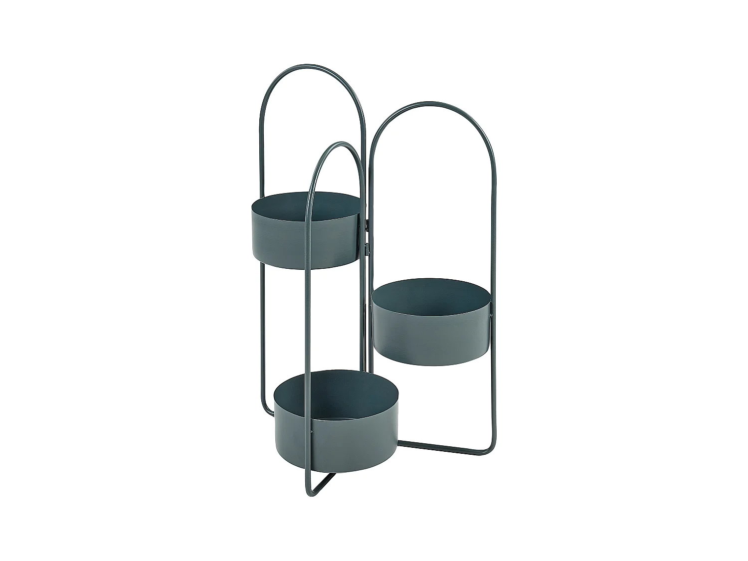 Support de pots COLUTENA Métal 56 cm Bleu foncé