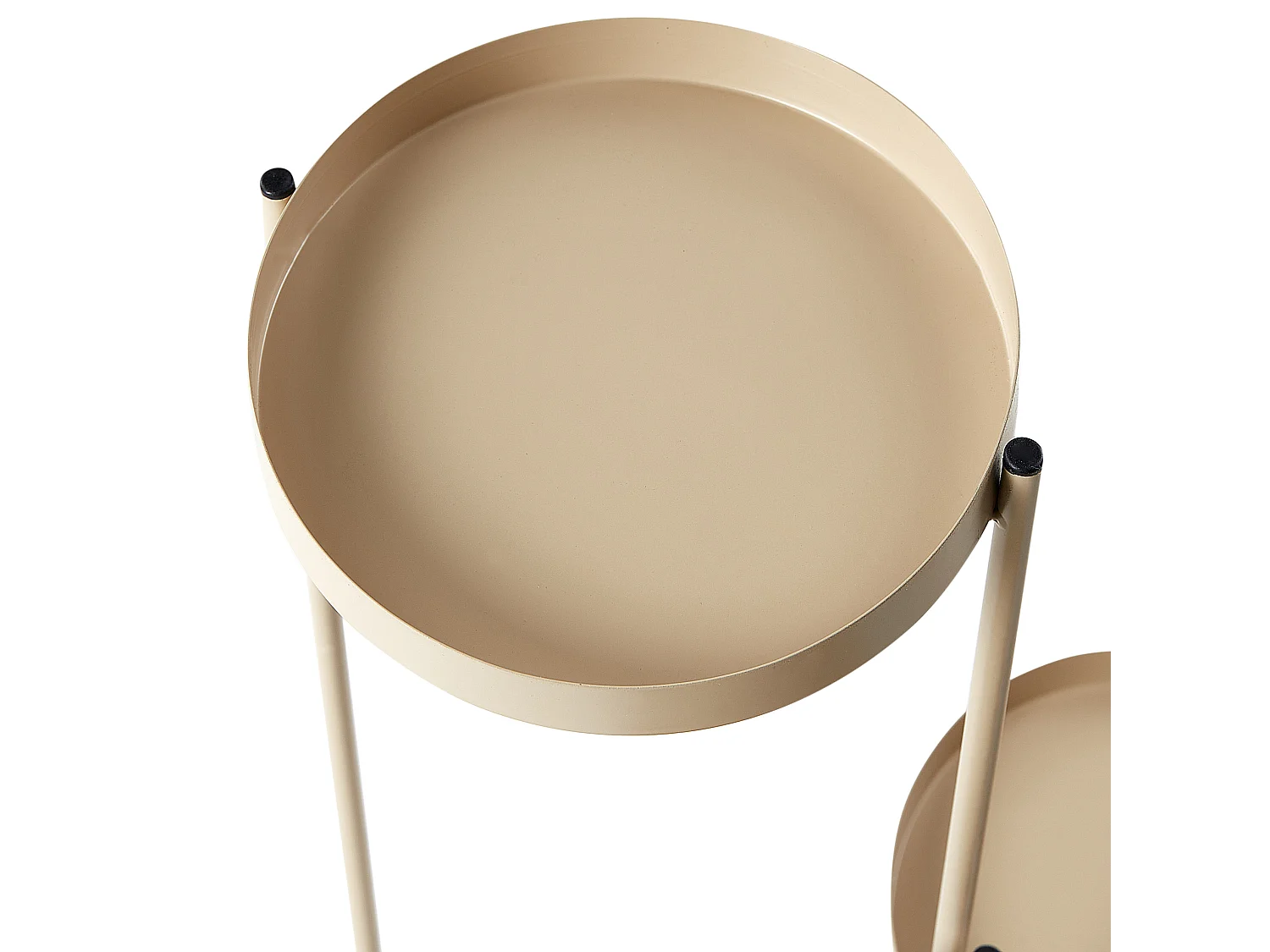 Support de pots FRAGARIA Métal 42 cm Beige