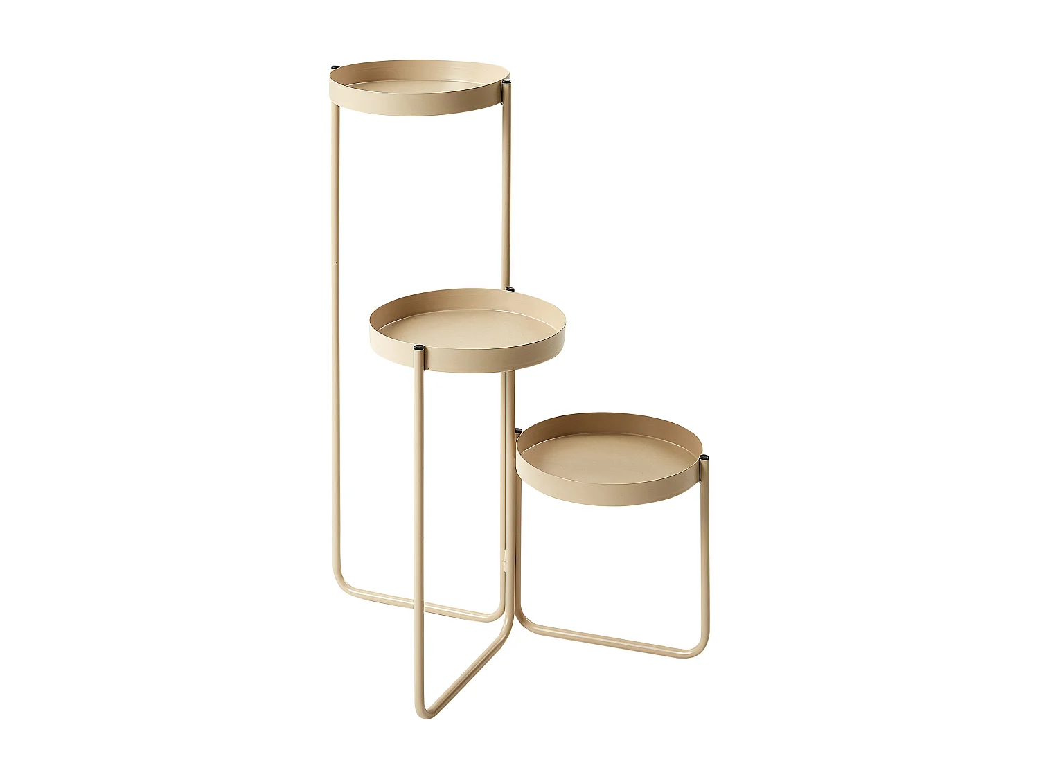 Supporto per vasi FRAGARIA Metallo 42 cm Beige