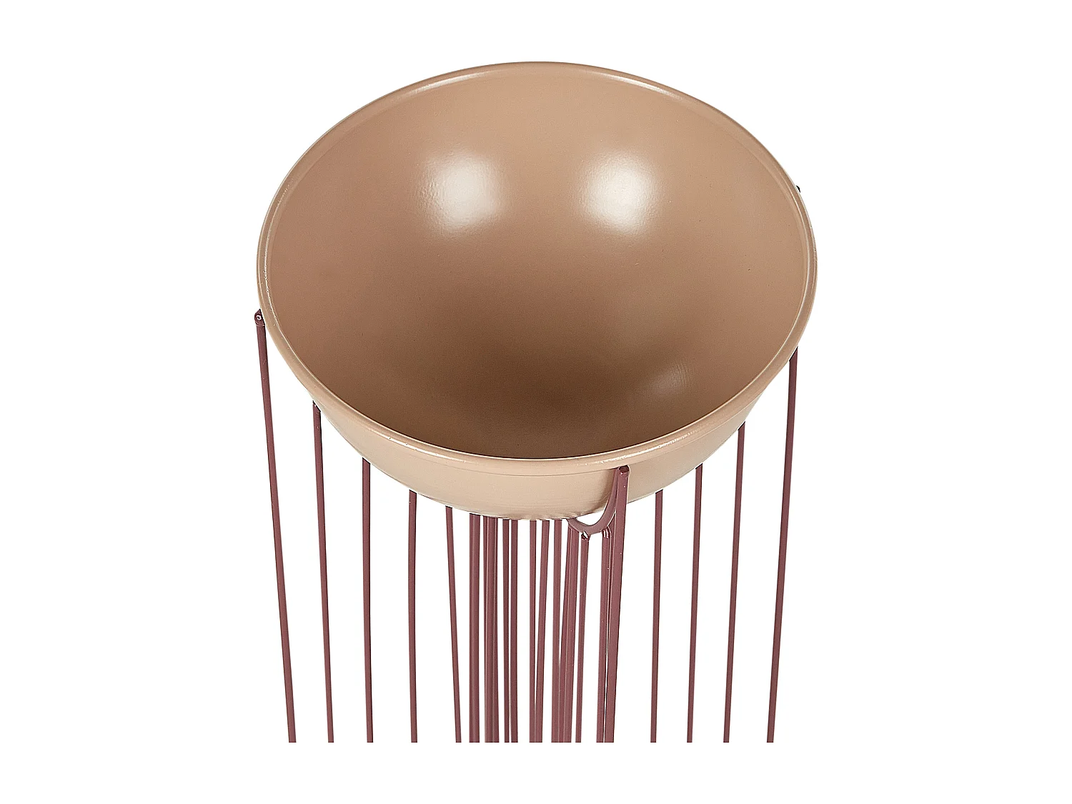 Lot de 2 pots à plantes surélevés FICARIA Métal 22 cm Rose