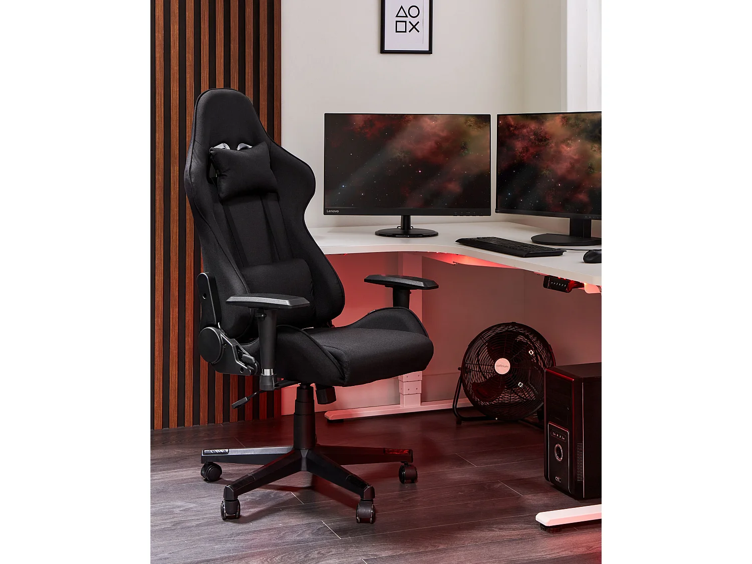 Siège de gaming WARRIOR Noir