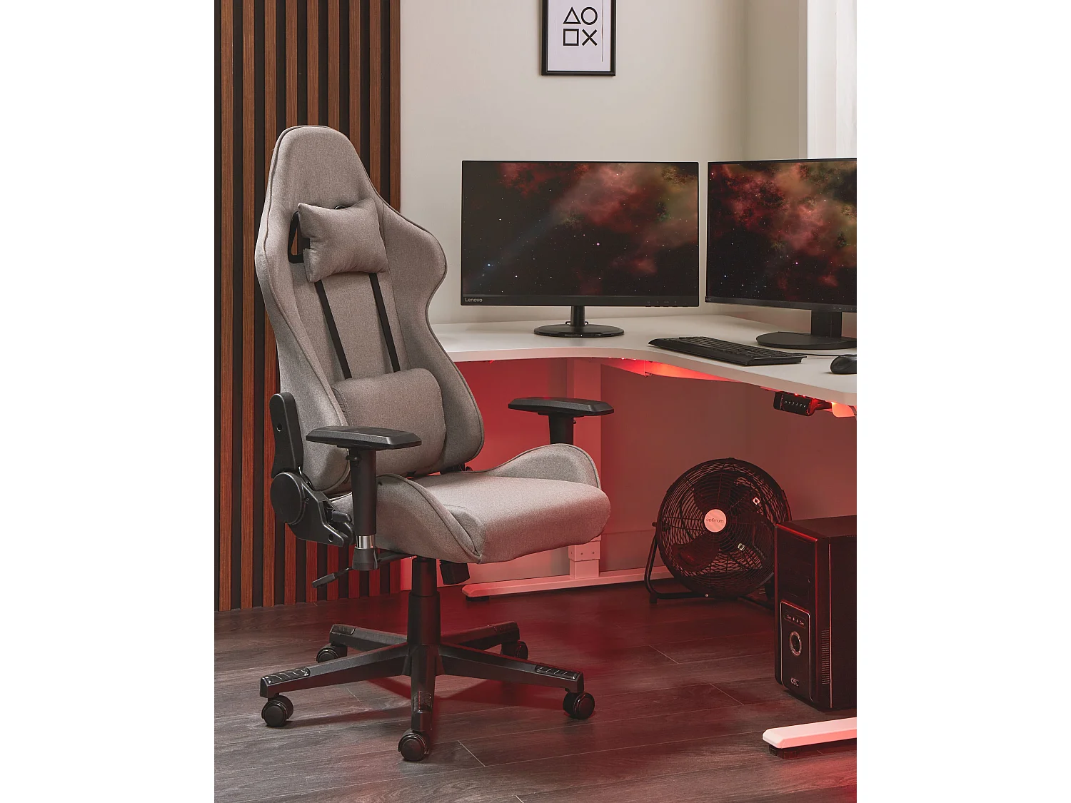 Siège de gaming WARRIOR Taupe