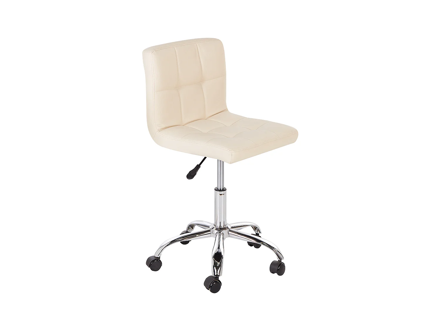 Chaise de bureau MARION Cuir PU Beige