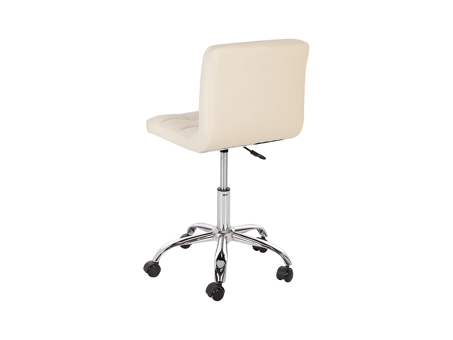 Chaise de bureau MARION Cuir PU Beige