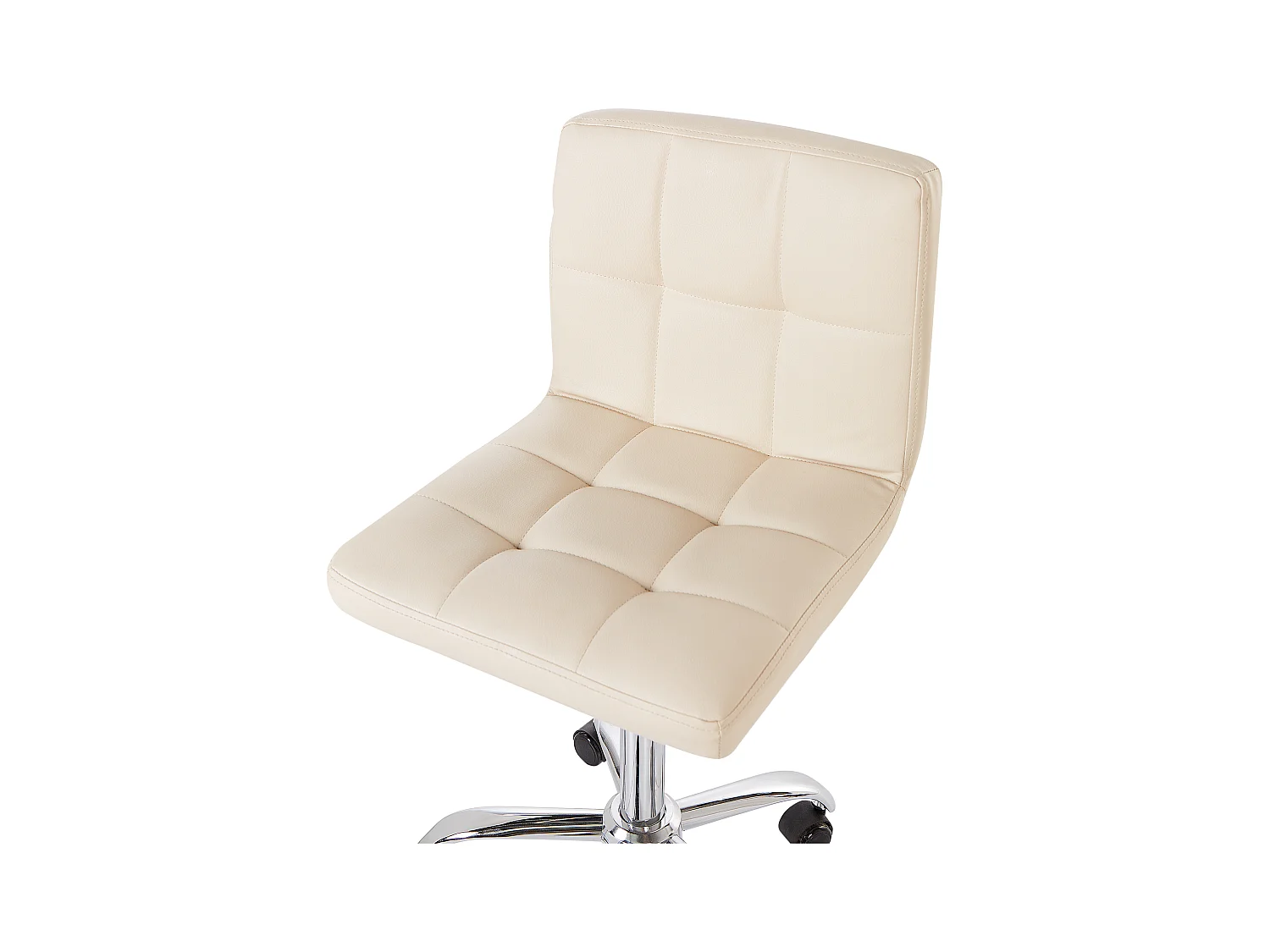 Chaise de bureau MARION Cuir PU Beige