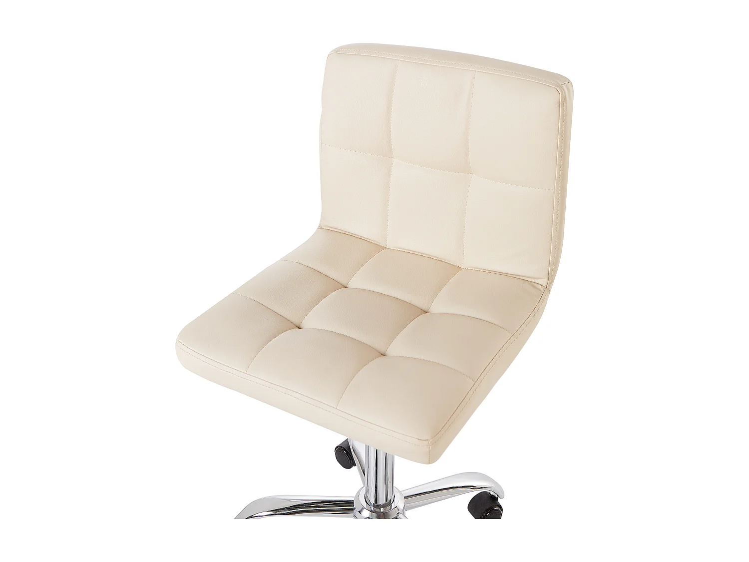 Chaise de bureau MARION Cuir PU Beige