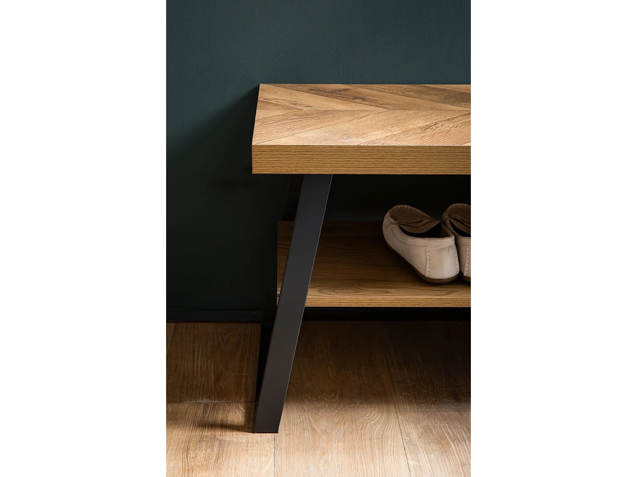 Banc de Rangement à Chaussure Entrée 100 cm Étagère a Chaussures Chêne