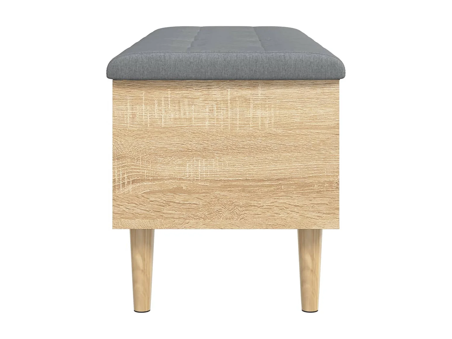 Banc de rangement chêne sonoma 102x42x46 bois d'ingénierie