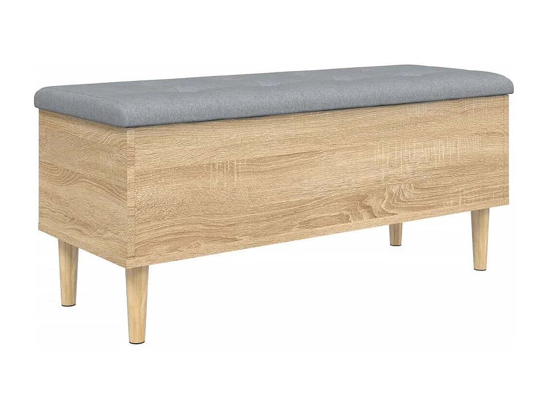 Banc de rangement chêne sonoma 102x42x46 bois d'ingénierie