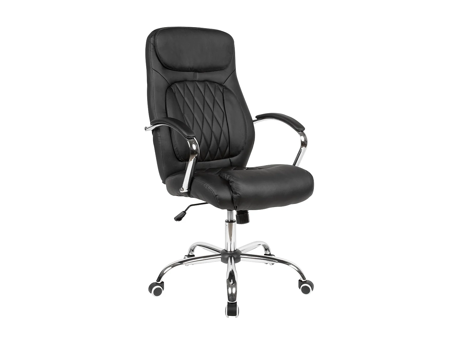 Chaise de Bureau Simili Cuir Fauteuil Ergonomique Siège Pivotante 120 kg