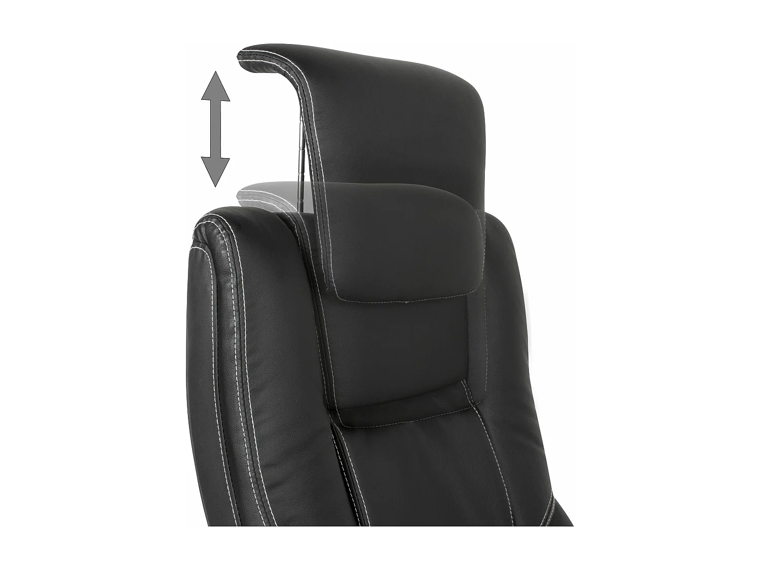 Chaise de Bureau Simili Cuir Fauteuil Ergonomique Siège Pivotante 120 kg