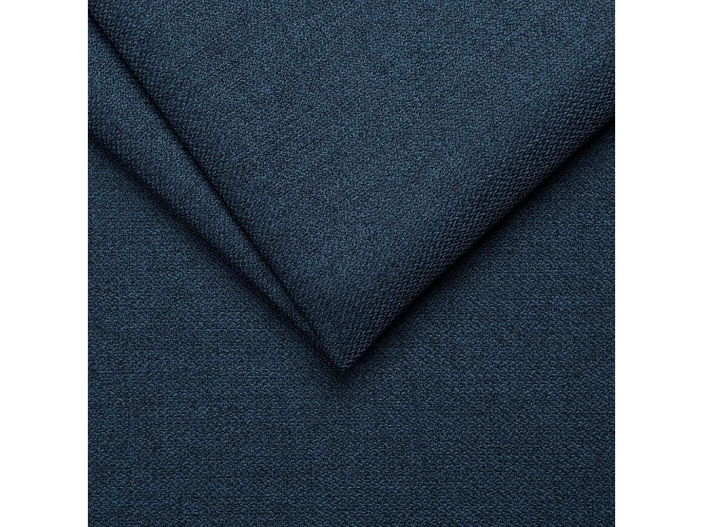 Canapé convertible express 140 IMPERIAL matelas 22 cm sommier lattes tweed Twist bleu nuit