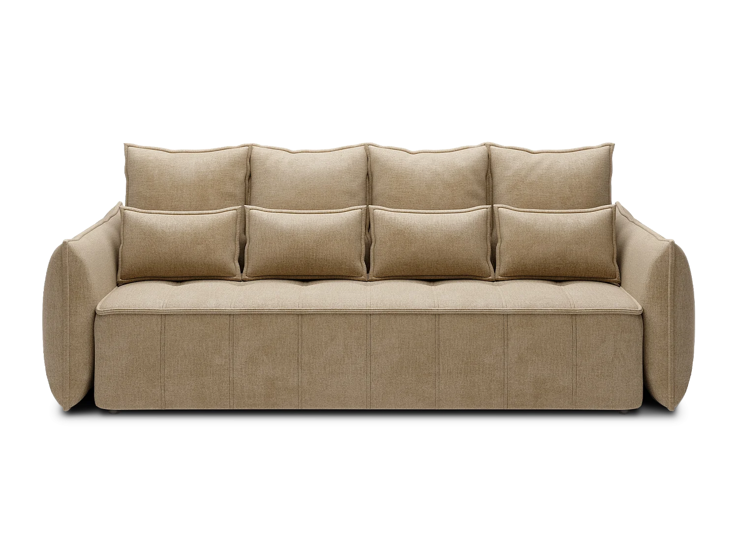 3 Pers. Couch Venetia/Stoffbezug/Braun