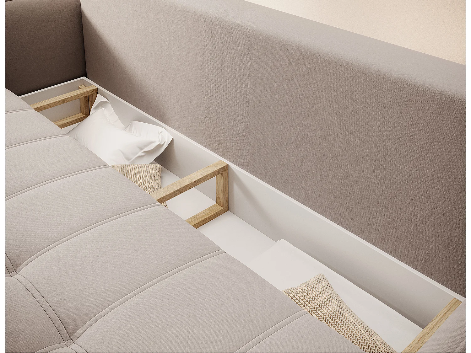 3 Pers. Canapé Venetia/Tissu/Beige