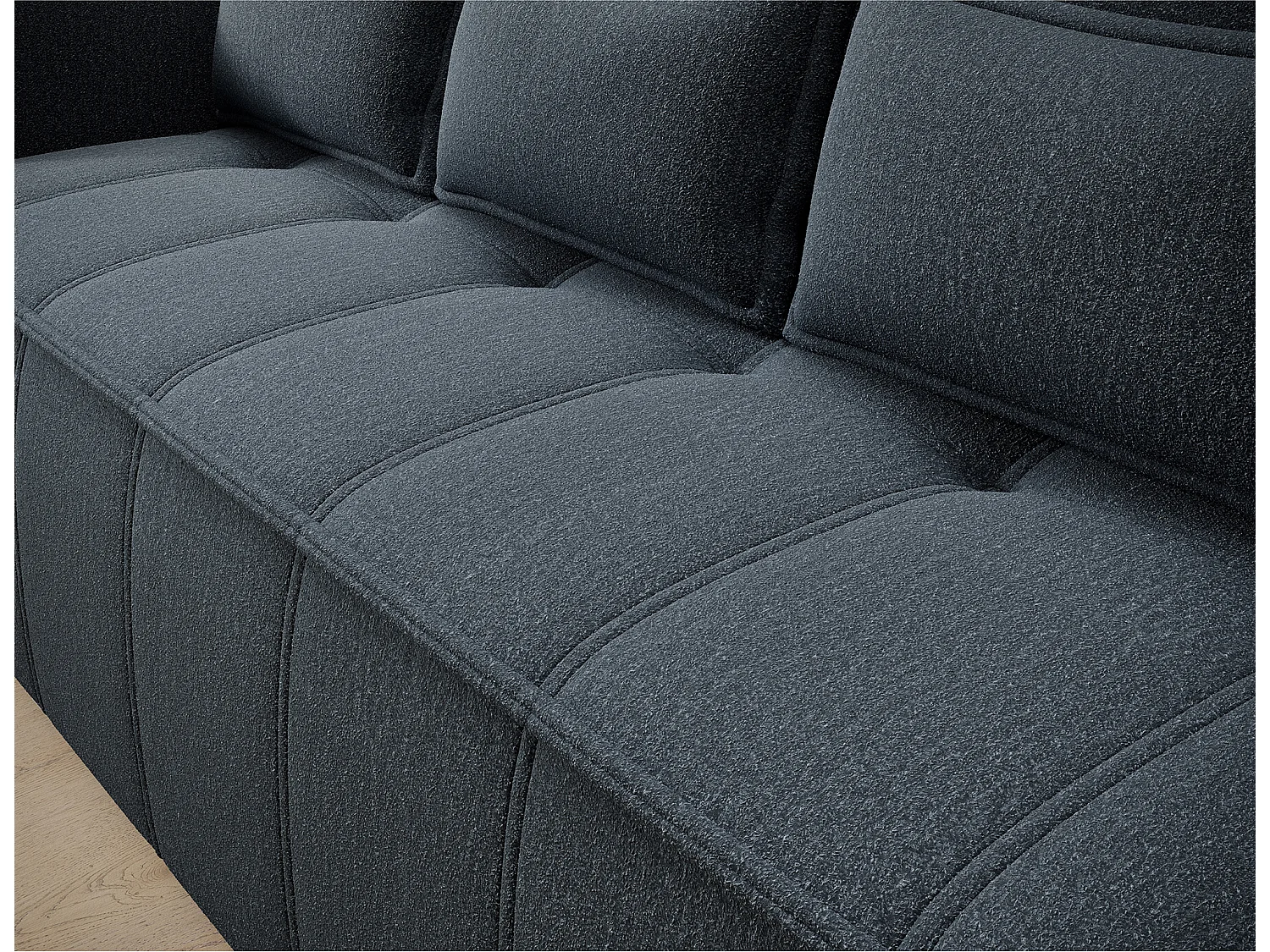 3 Pers. Canapé Venetia/Tissu/Anthracite