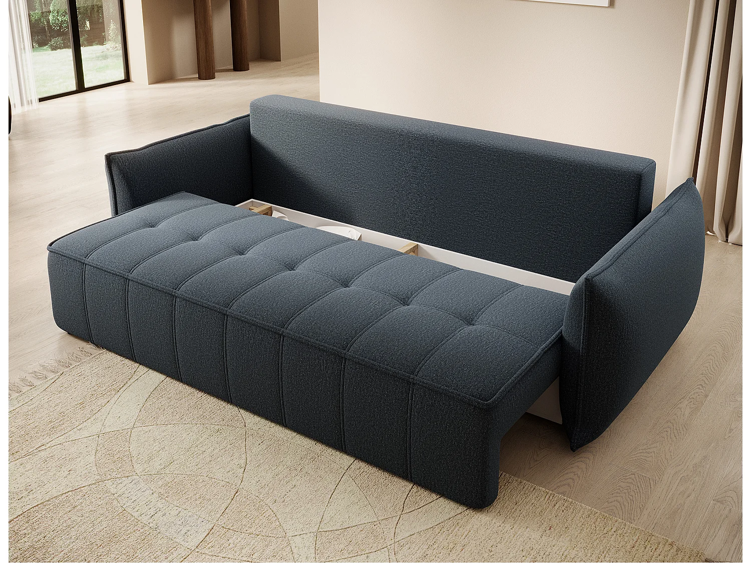 3 Pers. Canapé Venetia/Tissu/Anthracite