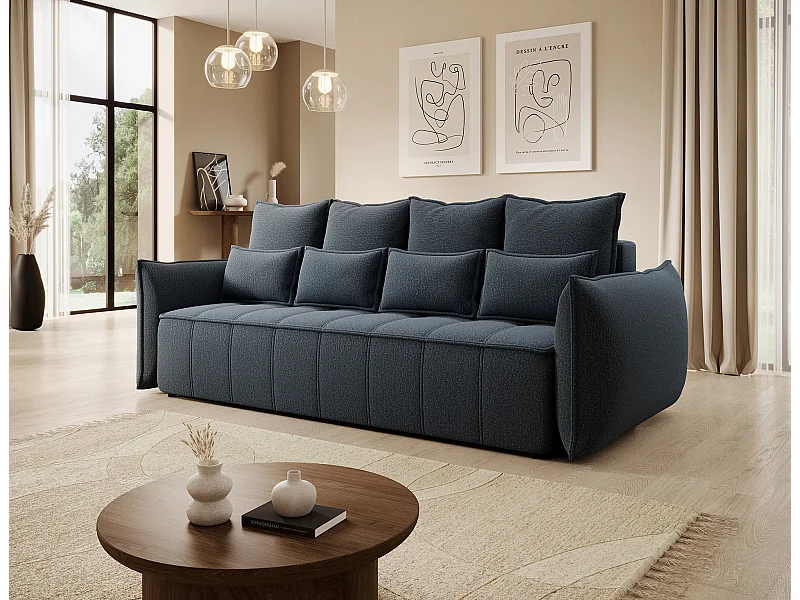 3 Pers. Divano Venetia/Tessuto/Antracite