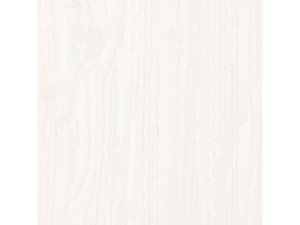 Sofá cama de madera maciza de pino blanco 100x200 cm