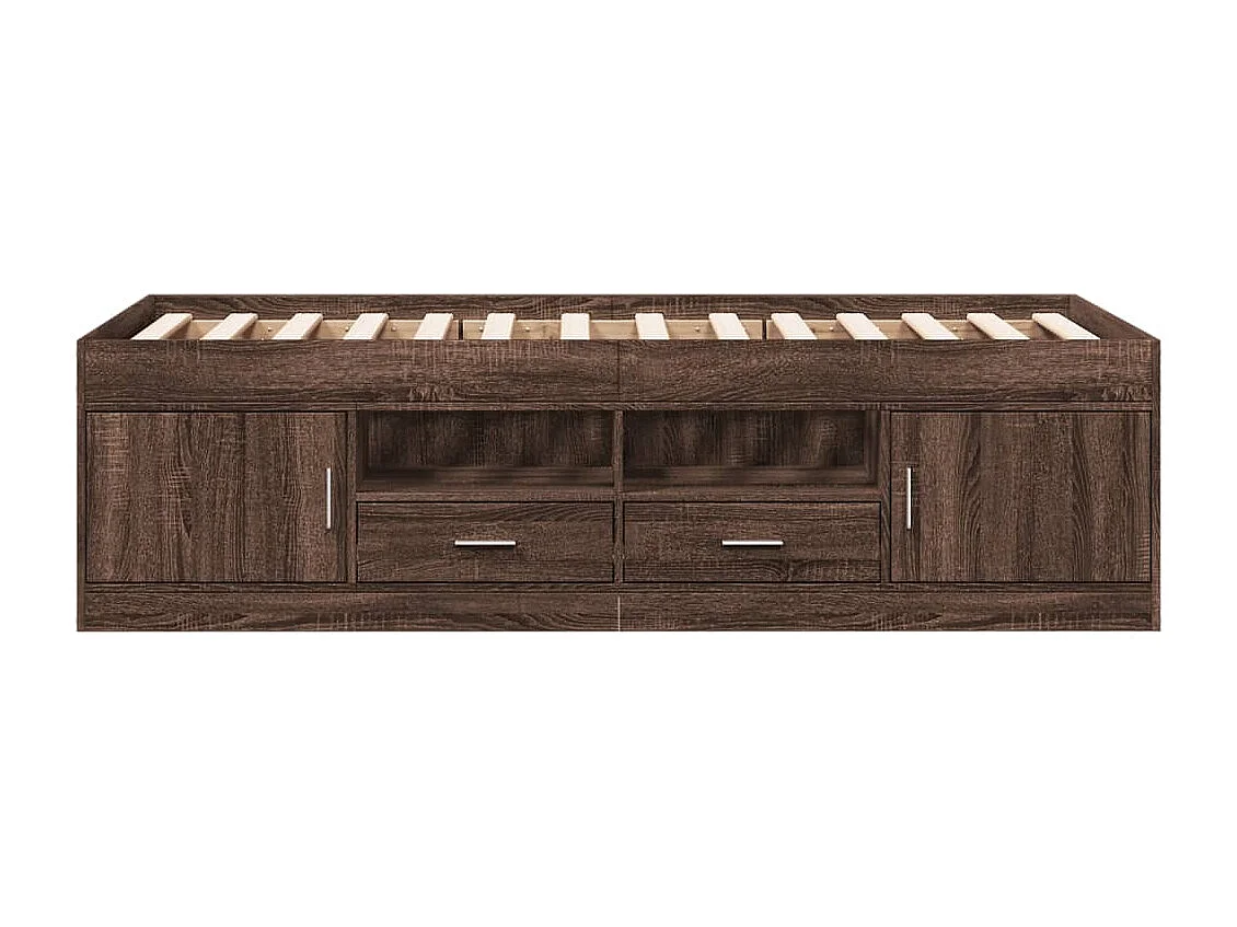 Divano Letto con Cassetti senza Materasso 100x200 cm