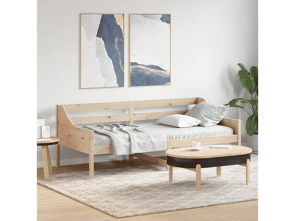 Tagesbett 100x200 cm Massivholz Kiefer