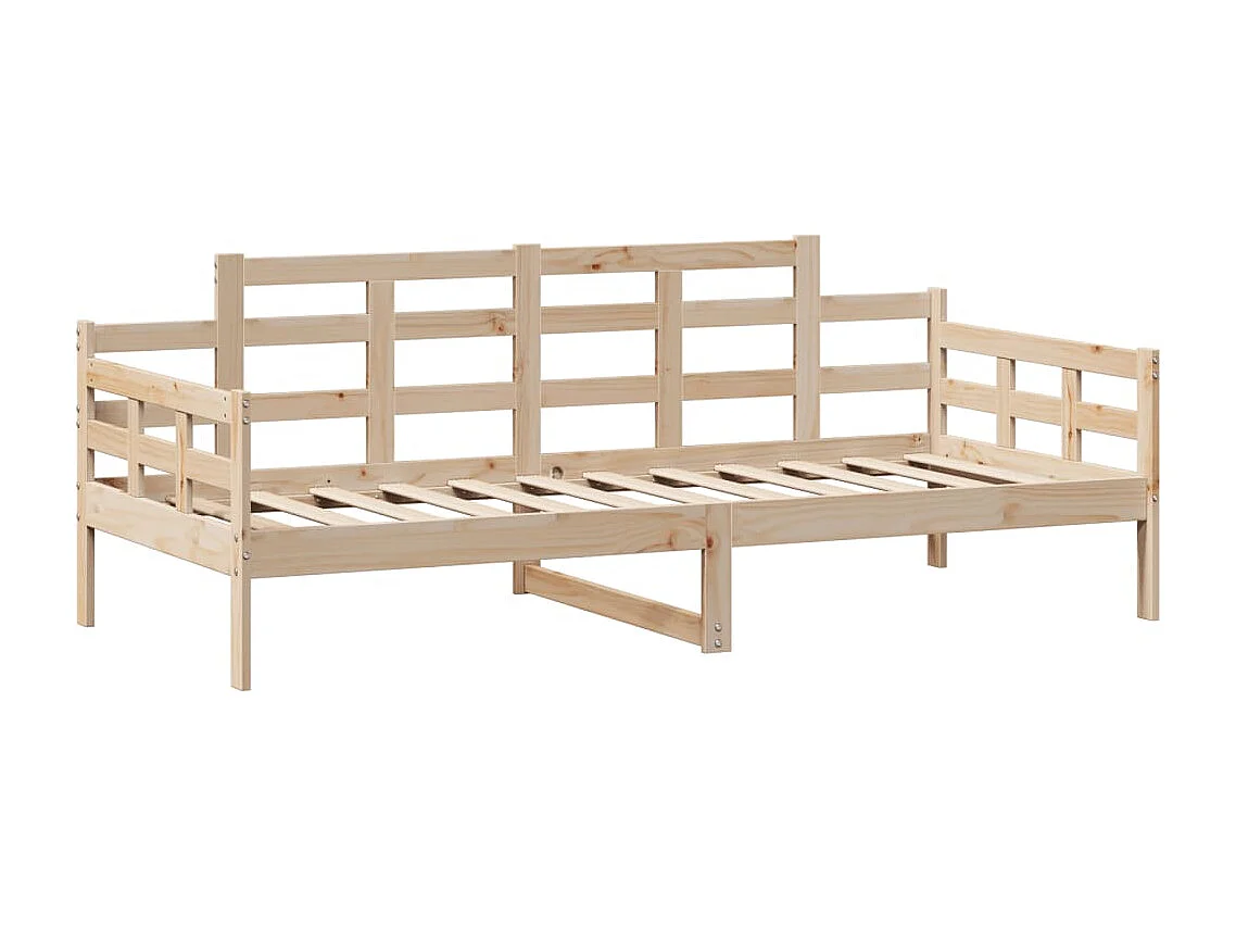 Dormeuse con Cassetti 80x200 cm in Legno Massello di Pino