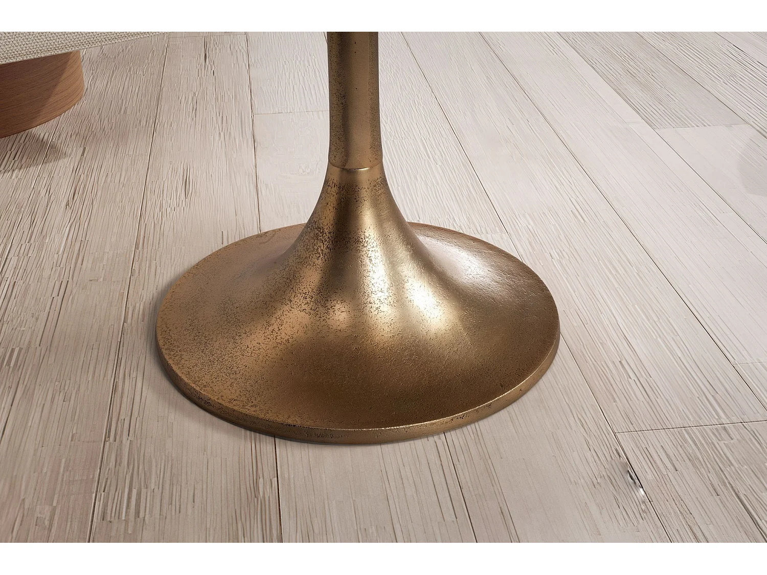 Table Basse Ronde Métal Doré Ø 60 cm Petite Design Table Salon Moderne