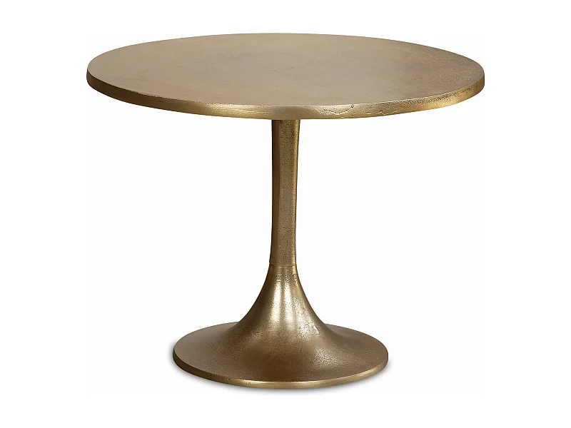 Table Basse Ronde Métal Doré Ø 60 cm Petite Design Table Salon Moderne