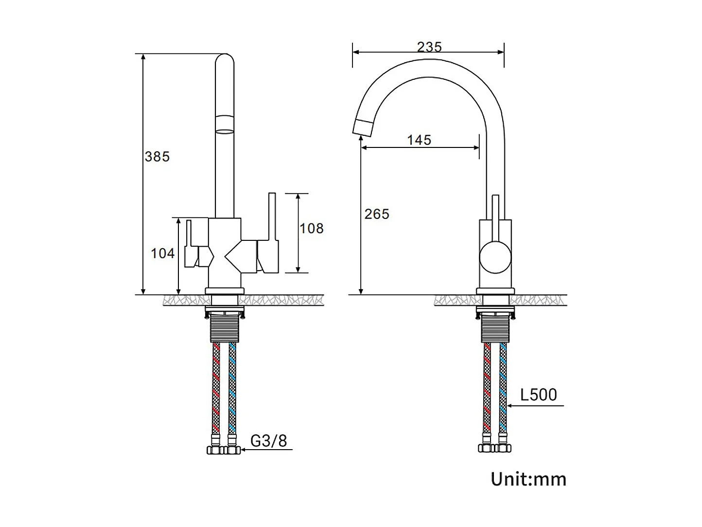 Auralum max Mitigeur de Cuisine 3 Voies,Robinet Cuisine Pivotant à 360°,Robinetterie Cuisine Eau Potable,avec Sortie Eau Filtrée,Acier Inoxydable