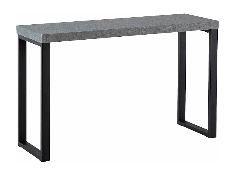 Table Console Aspect Béton 120 cm Table d'ordinateur Table du Couloir