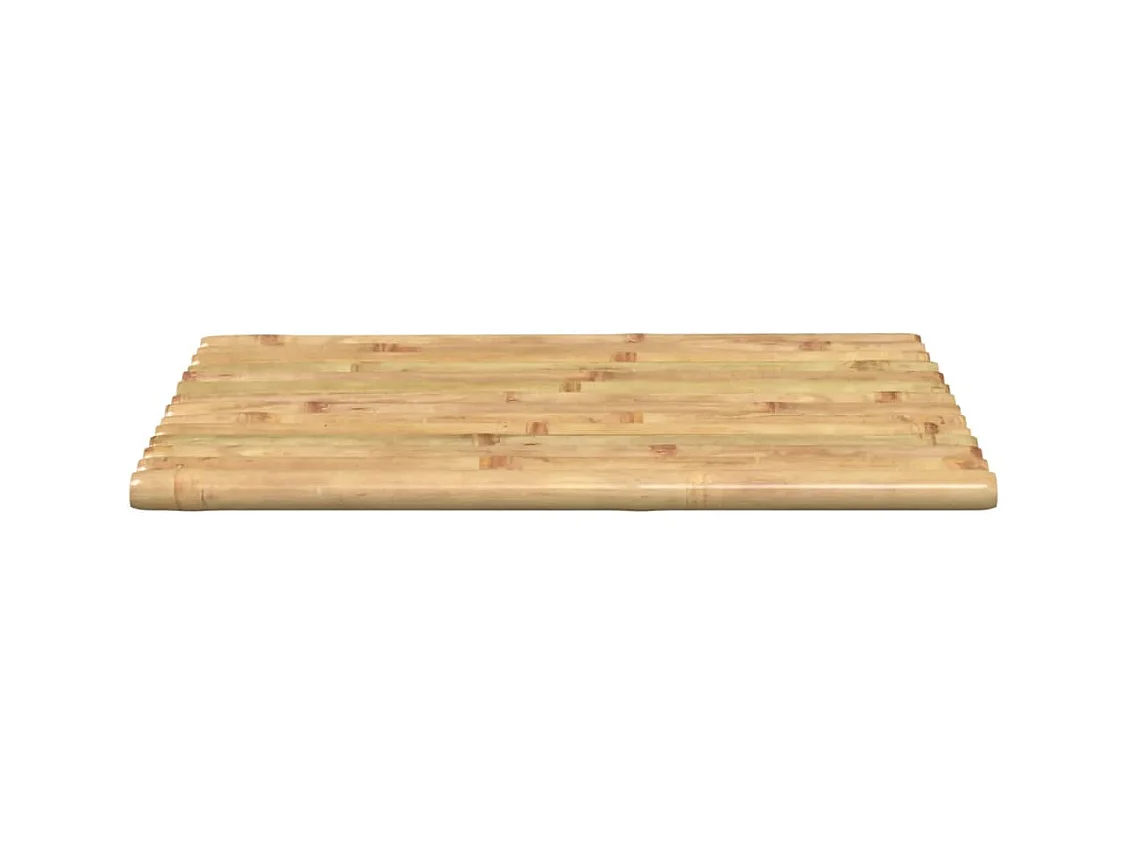 vidaXL Alfombrillas de baño 2 unidades bambú 50x35 cm Marrón
