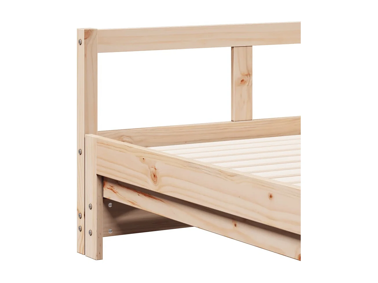 Lit de jour sans matelas 80x200 cm bois de pin massif
