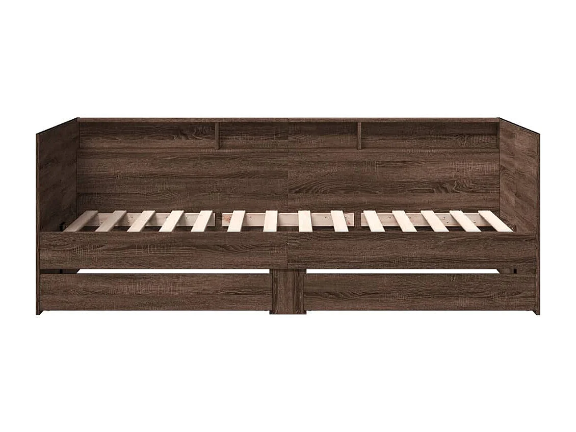 Divano Letto con Cassetti senza Materasso 100x200 cm