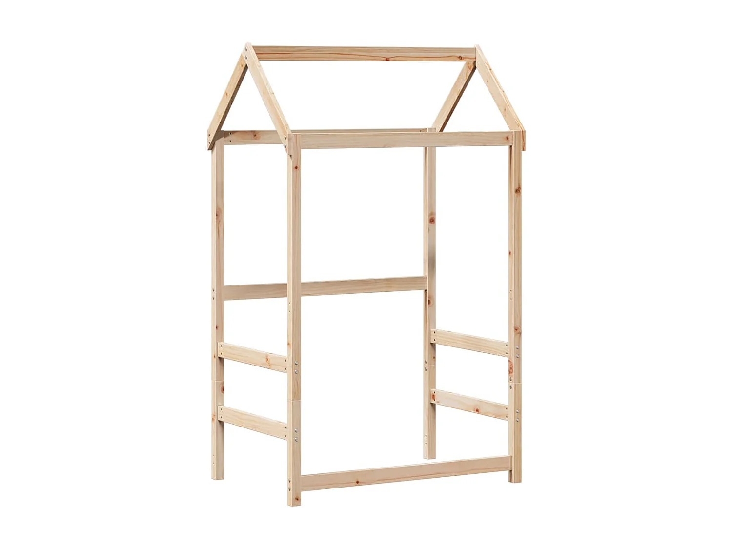 Ensemble de lit de jour et de banc avec toit sans matelas