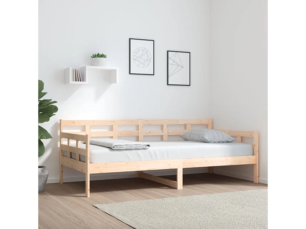 Tagesbett Massivholz Kiefer 90x190 cm