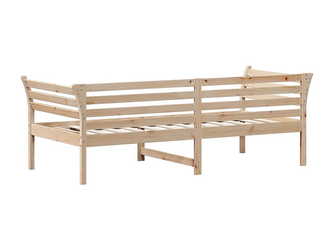 Lit de jour sans matelas 100x200 cm bois de pin massif