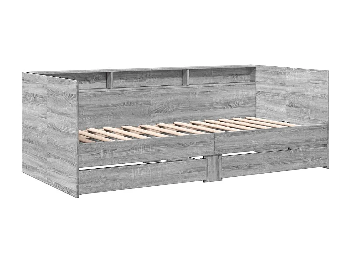 Divano Letto con Cassetti senza Materasso 90x190 cm