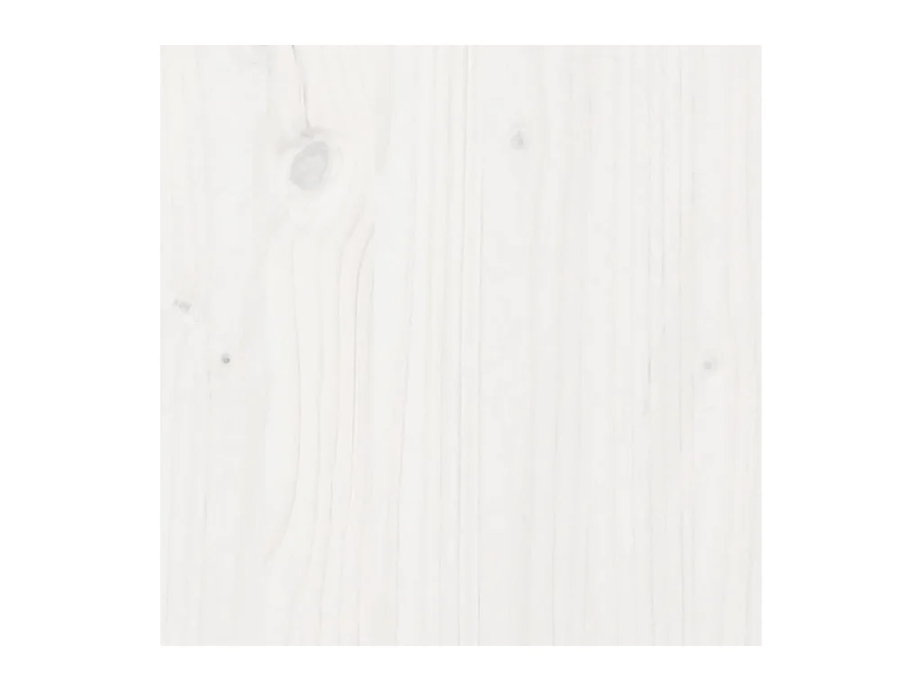 Lit de jour sans matelas blanc 80x200 cm bois de pin massif