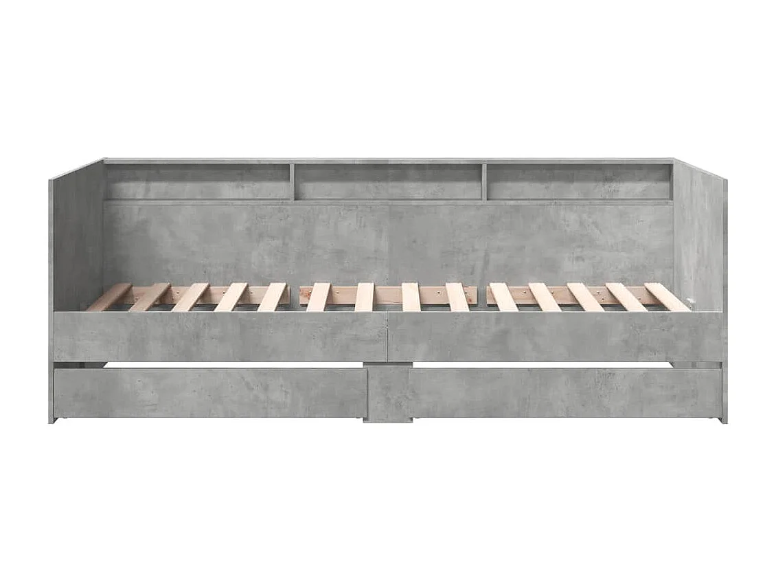 Divano Letto con Cassetti senza Materasso 90x190 cm