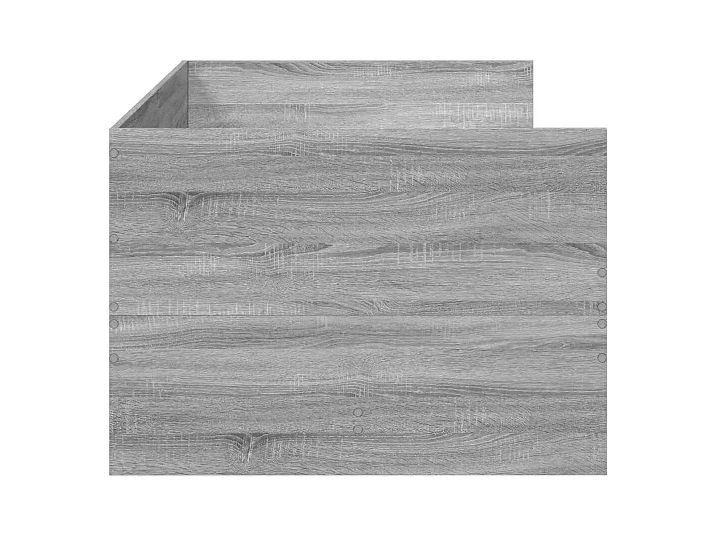 Lit de jour avec tiroirs sans matelas sonoma gris 75x190 cm