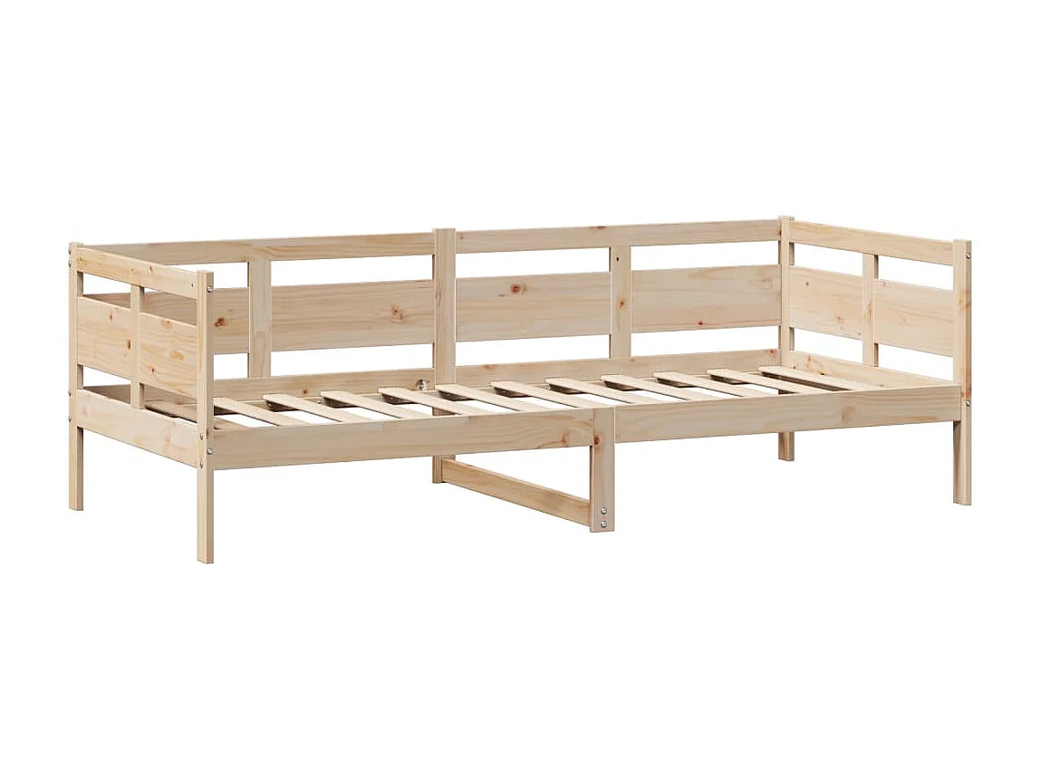 Dormeuse con Cassetti 90x190 cm in Legno Massello Pino