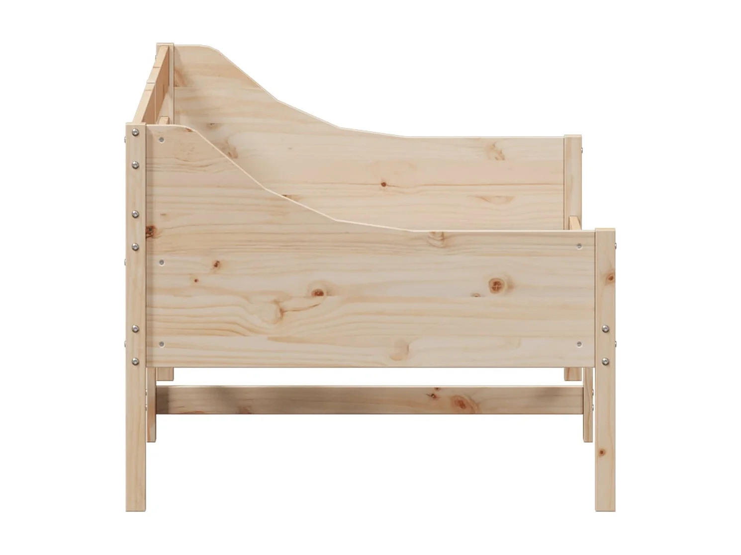 Dormeuse 75x190 cm in Legno Massello di Pino