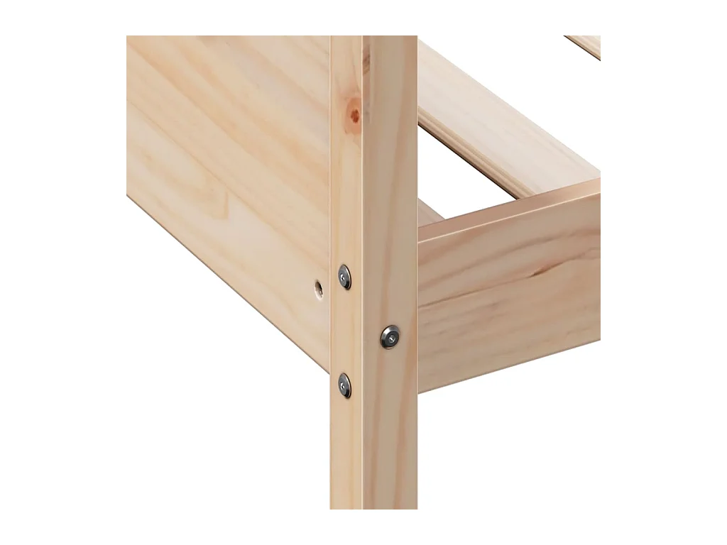 Dormeuse 75x190 cm in Legno Massello di Pino