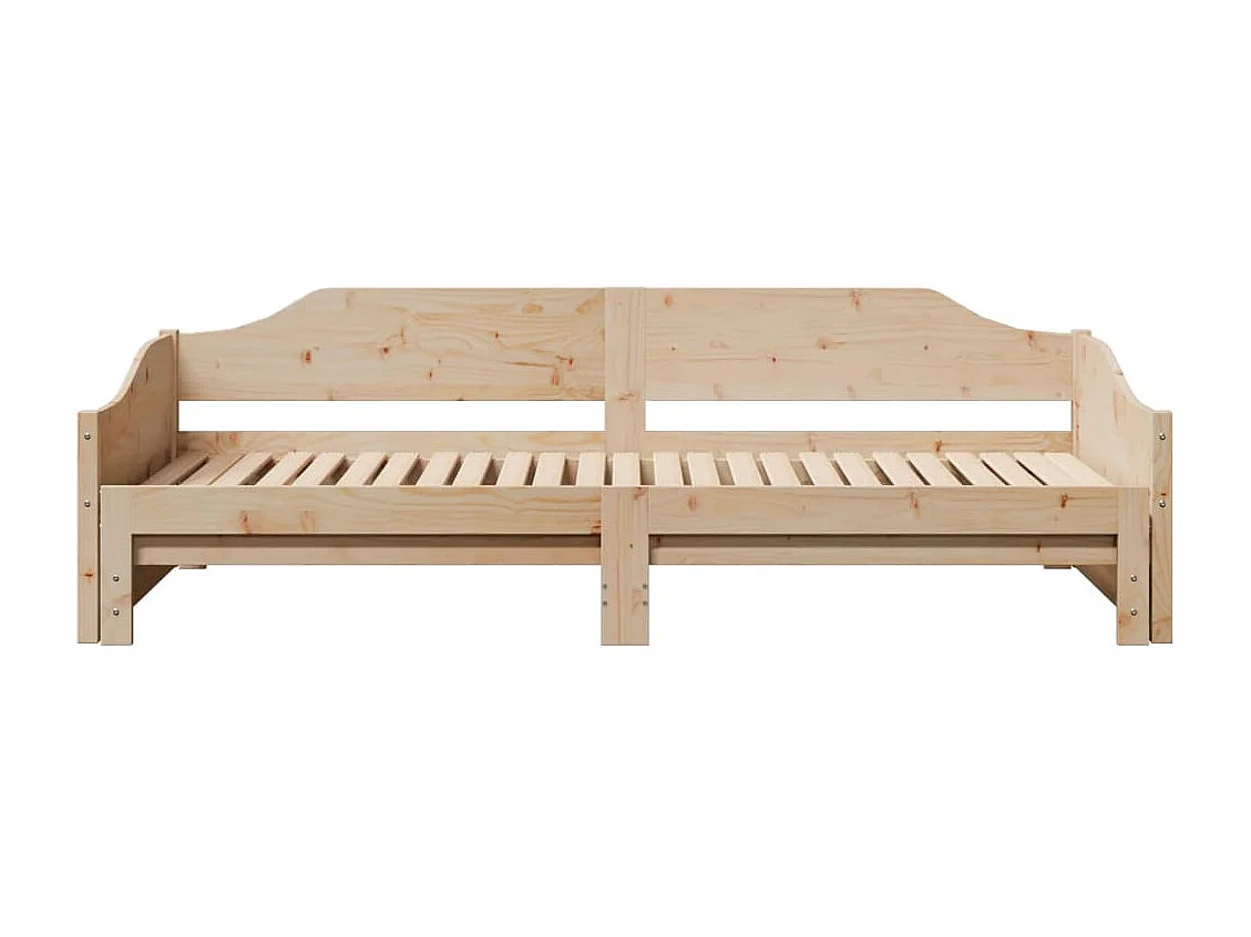 Sofá cama nido madera maciza de pino 90x200 cm