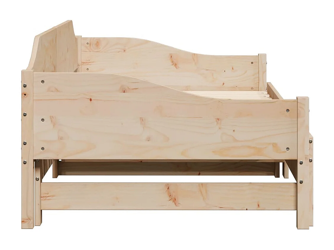 Sofá cama nido madera maciza de pino 90x200 cm