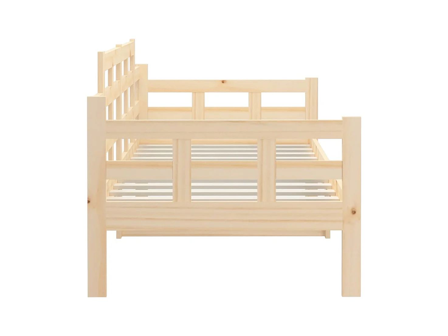 Dormeuse in Legno Massello di Pino 80x200 cm