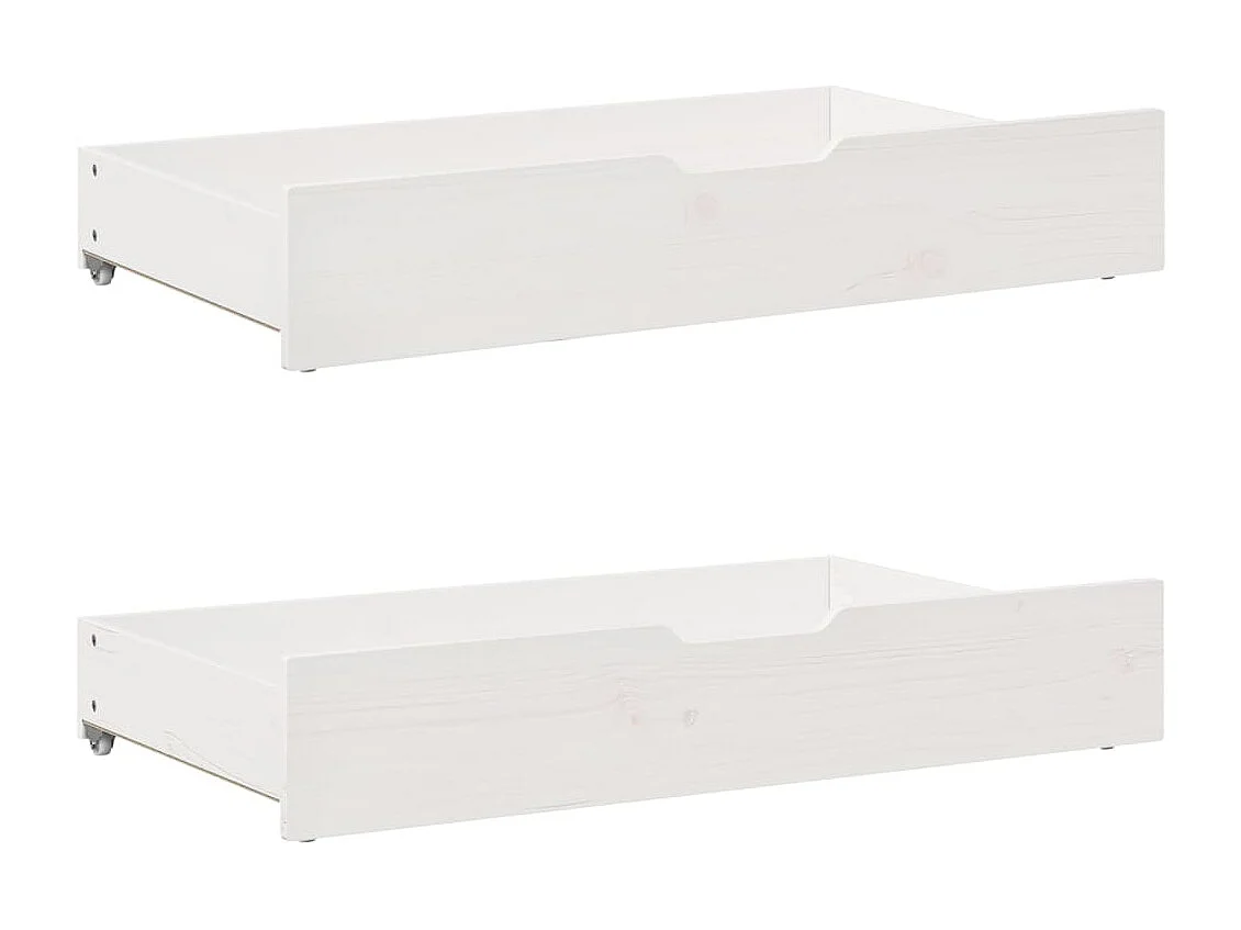 Lit de jour avec tiroirs sans matelas 90x190 cm bois massif