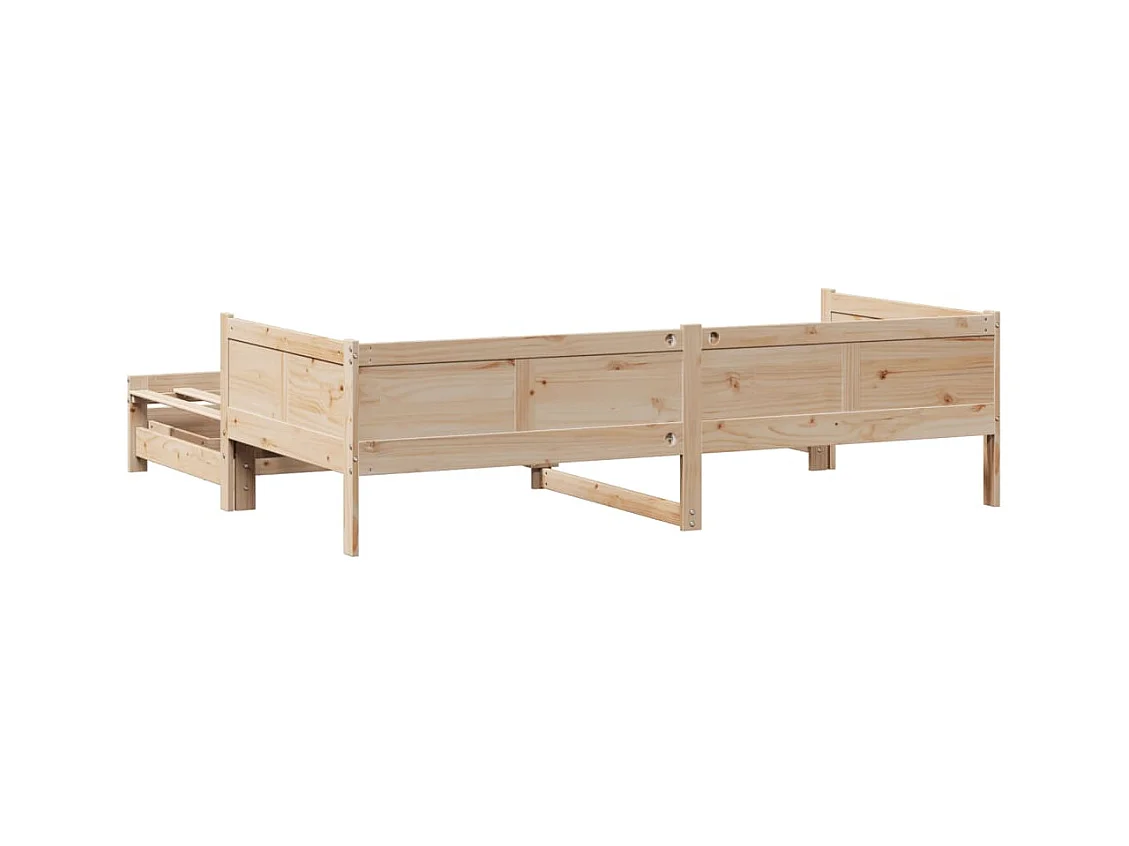 Sofá cama nido con cajones sin colchón 80x200 cm
