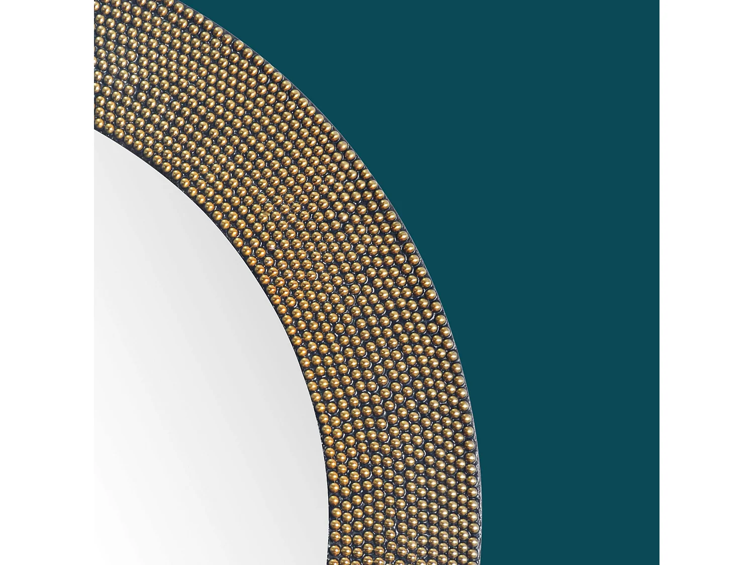 Miroir Murale Métal 60 cm Miroir Mur Couloir Grand Doré Soleil Rond