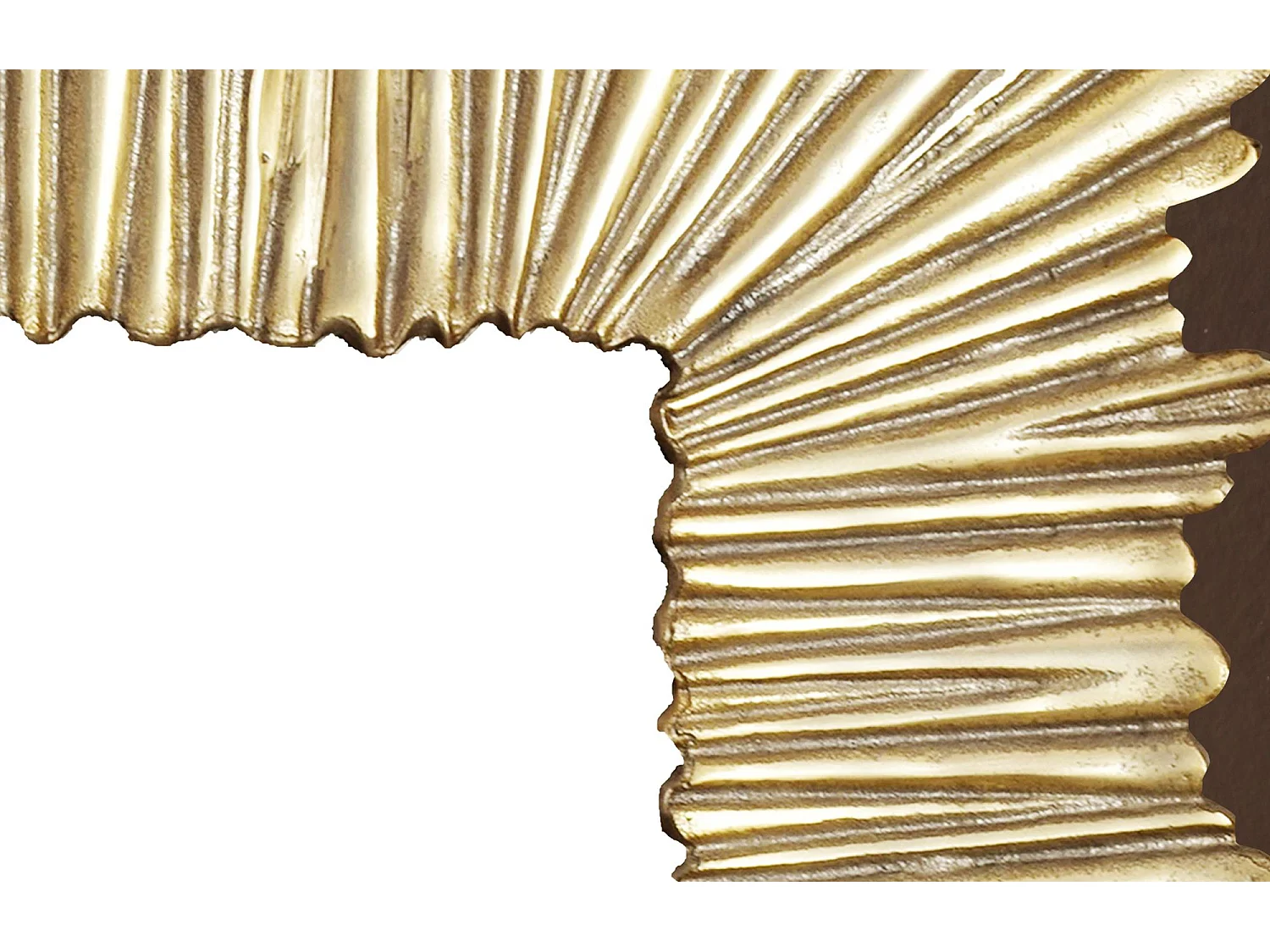 Miroir Murale Métal 75x75 cm Miroir Mur Couloir Grand Moderne Carré Doré