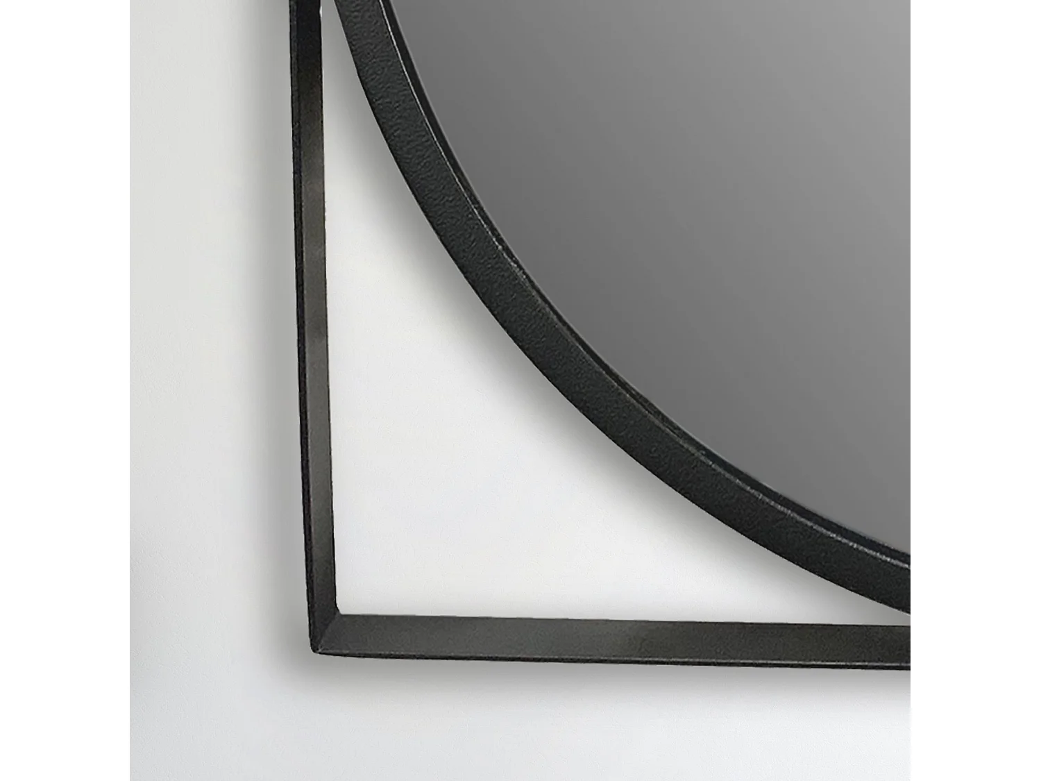 Miroir Murale Métal 54x54 cm Miroir Mur Couloir Grand Moderne Doré Ronde